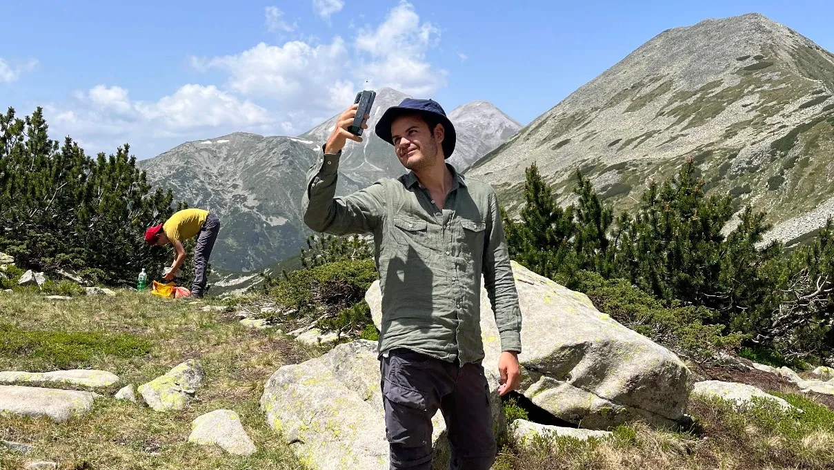 Me hiking in the Pirin mountains.